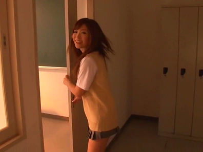 Rina Kato´s Lust For Cock Has Her Sucking Dick In The Stairwell