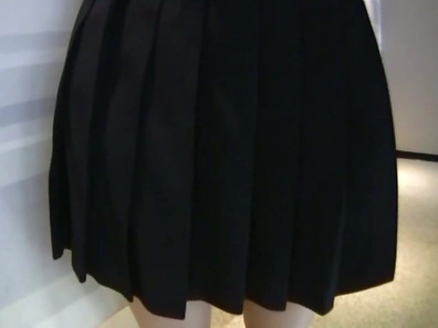 Sex appeal Asian teen Riku Minato engulfs schlong eats cum