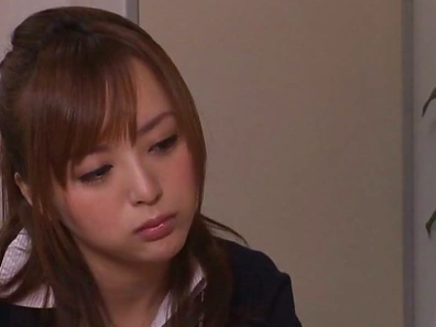 Stunning office lady Yuu Namiki is banged doggie fashion