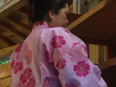 Arousing busty mature lady masturbates and gets banged hard