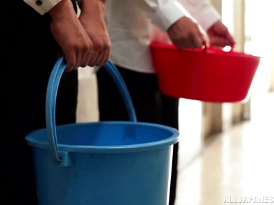 Two Students Get Sucked And Fucked By Teacher Sae Aihara