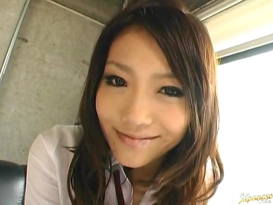 Sweet Japanese girl in cosplay sex game