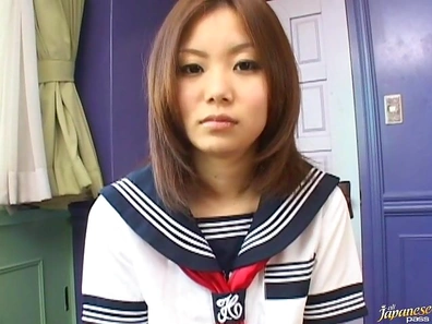 Yamasaki Honoka Lovely Japanese school girl