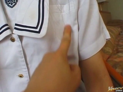 Yuu asakura Lovely Asian doll spreads her legs