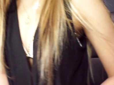 Amateur model loves playing with toys