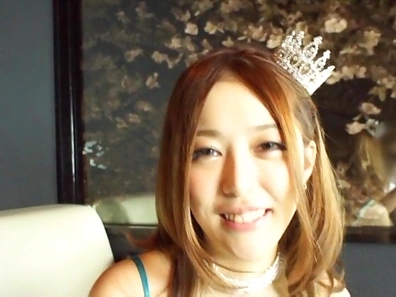 Adorable amateur babe enjoying cosplay action