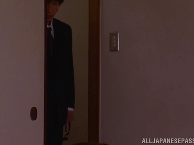 Cum in mouth of horny milf Akiho Yoshizawa