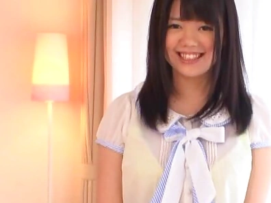 Hot teen with big tits Aoi Nagase enjoys licking and fingering