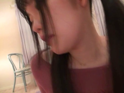 Hot Asian teen gal Kawai Miku gives a fantastic cock ride