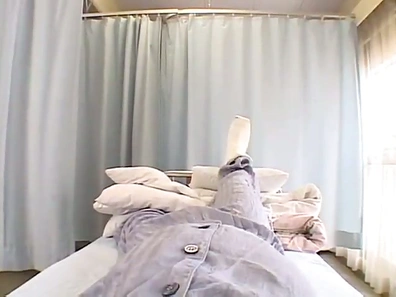 Yuuka Maeda the Big Titted Nurse Gets Her Hairy Twat Fucked In POV