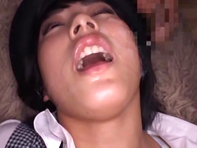 Miku Abeno gets thrilled by an amazing pussy licking