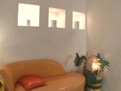 Talented Japanese teen Konishi Marie licks ass and gives a foot job