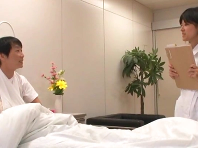 Horny Asian schoolgirl has hardcore sex in a hospital