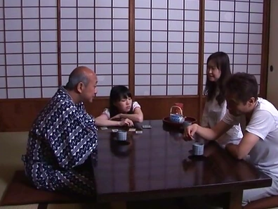 Pretty Asian teen with small tits Marin Aono smacked hard