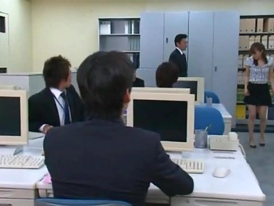 Mihiro Asian doll is the president?s secretary and enjoys sex