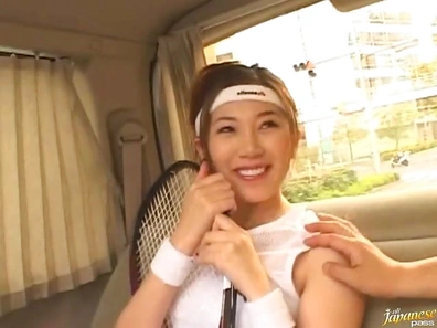 Asami Ogawa Pretty Asian chick in sexy costume likes games