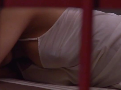 Busty Nami Hoshino is made to blow on a hard cock