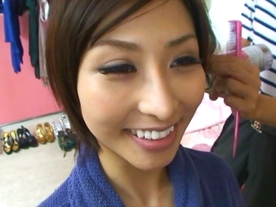 Horny MILF Akari Asahina gets her pussy dildoed in POV