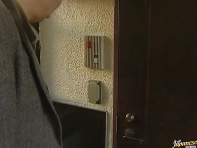 Japanese hottie pounded by cock!