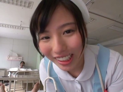 Egami Shiho sucks a cock dry of its juices