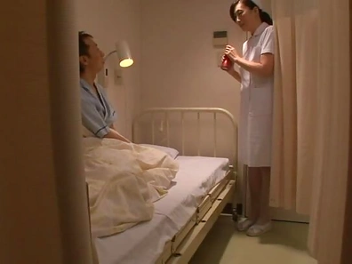 Sex starved nurse enjoys some kinky ward sex